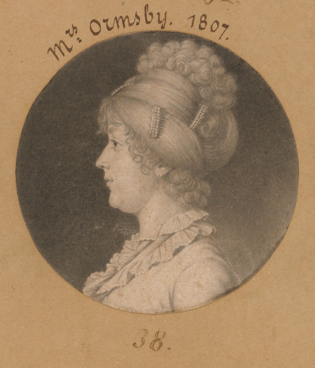 Sarah Mahon Ormsby od Charles Balthazar Julien Févret de Saint-Mémin