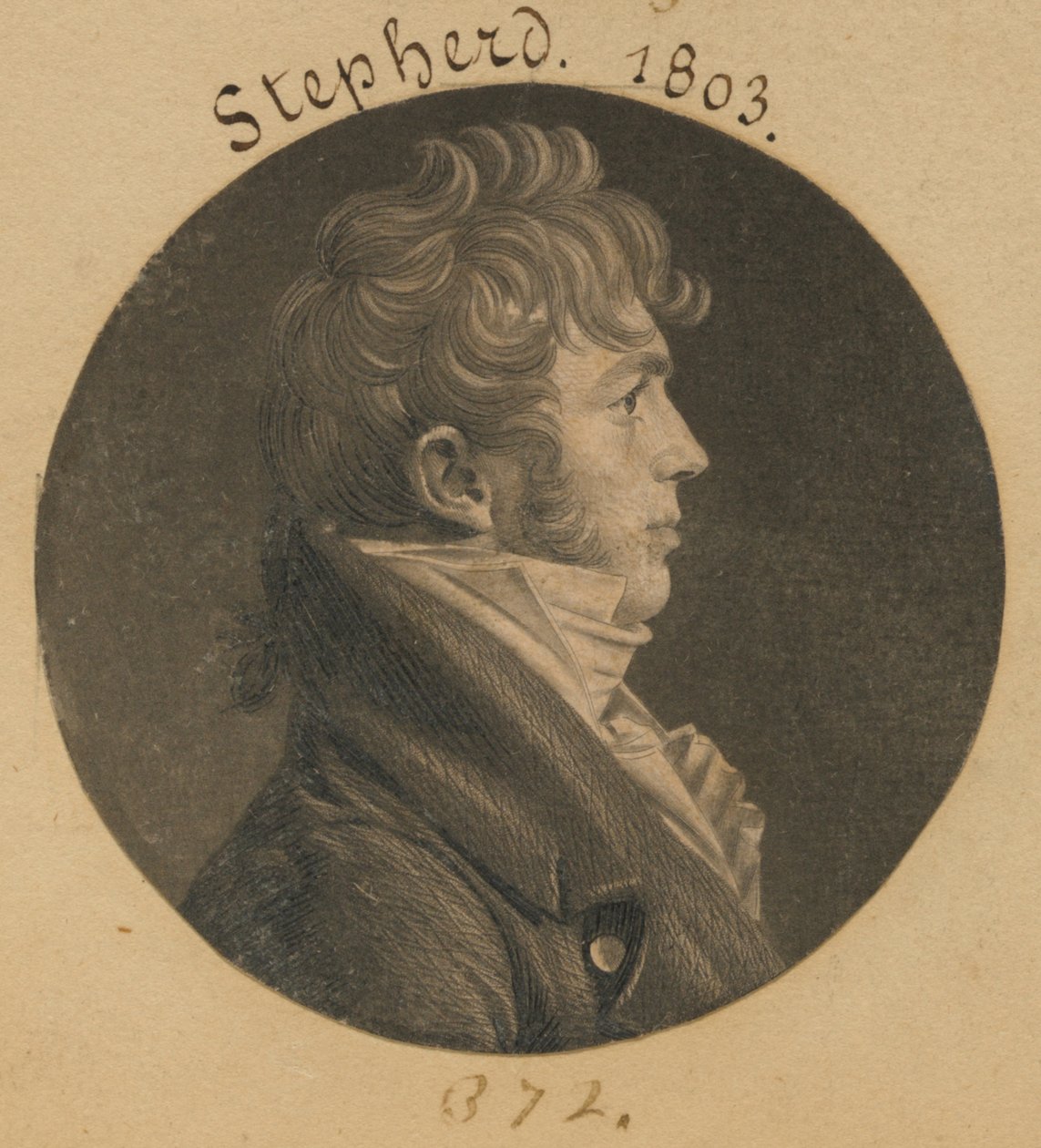 Pastýř od Charles Balthazar Julien Févret de Saint-Mémin