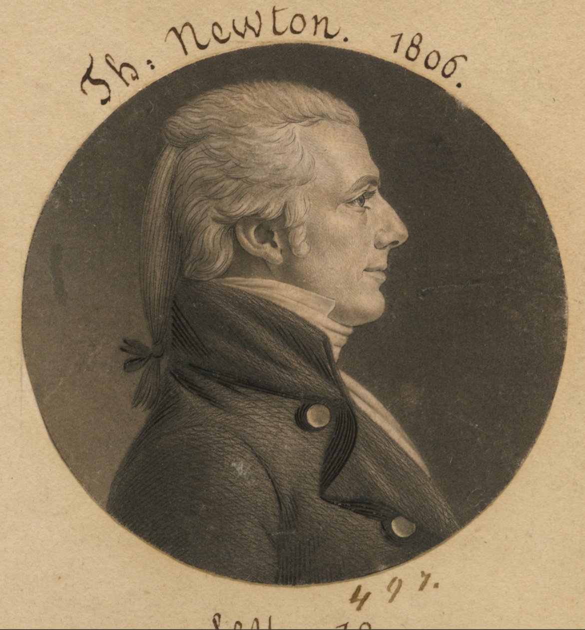 Thomas Newton, Jr. od Charles Balthazar Julien Févret de Saint-Mémin