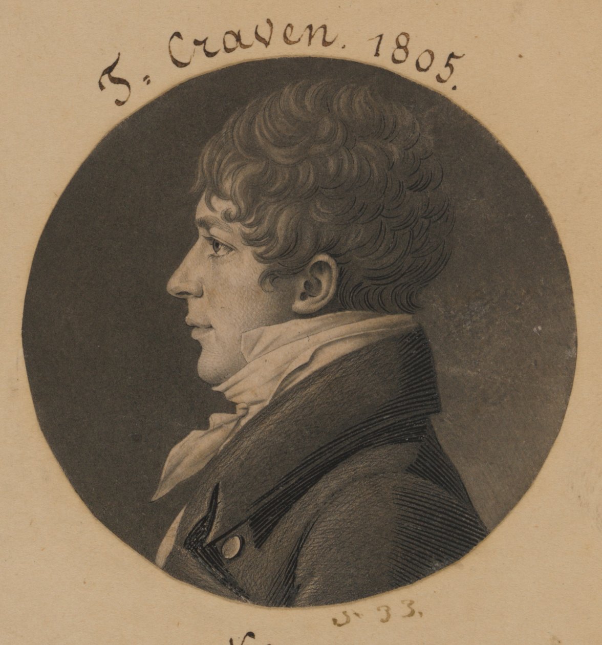 Tunis Craven od Charles Balthazar Julien Févret de Saint-Mémin
