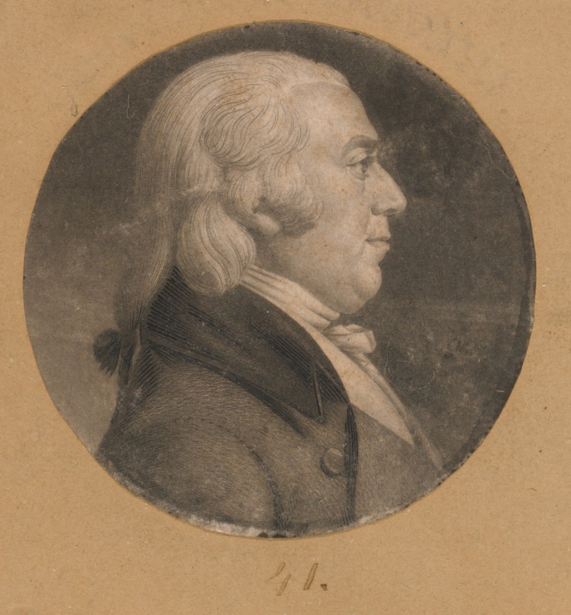 Unbekannter Mann od Charles Balthazar Julien Févret de Saint-Mémin