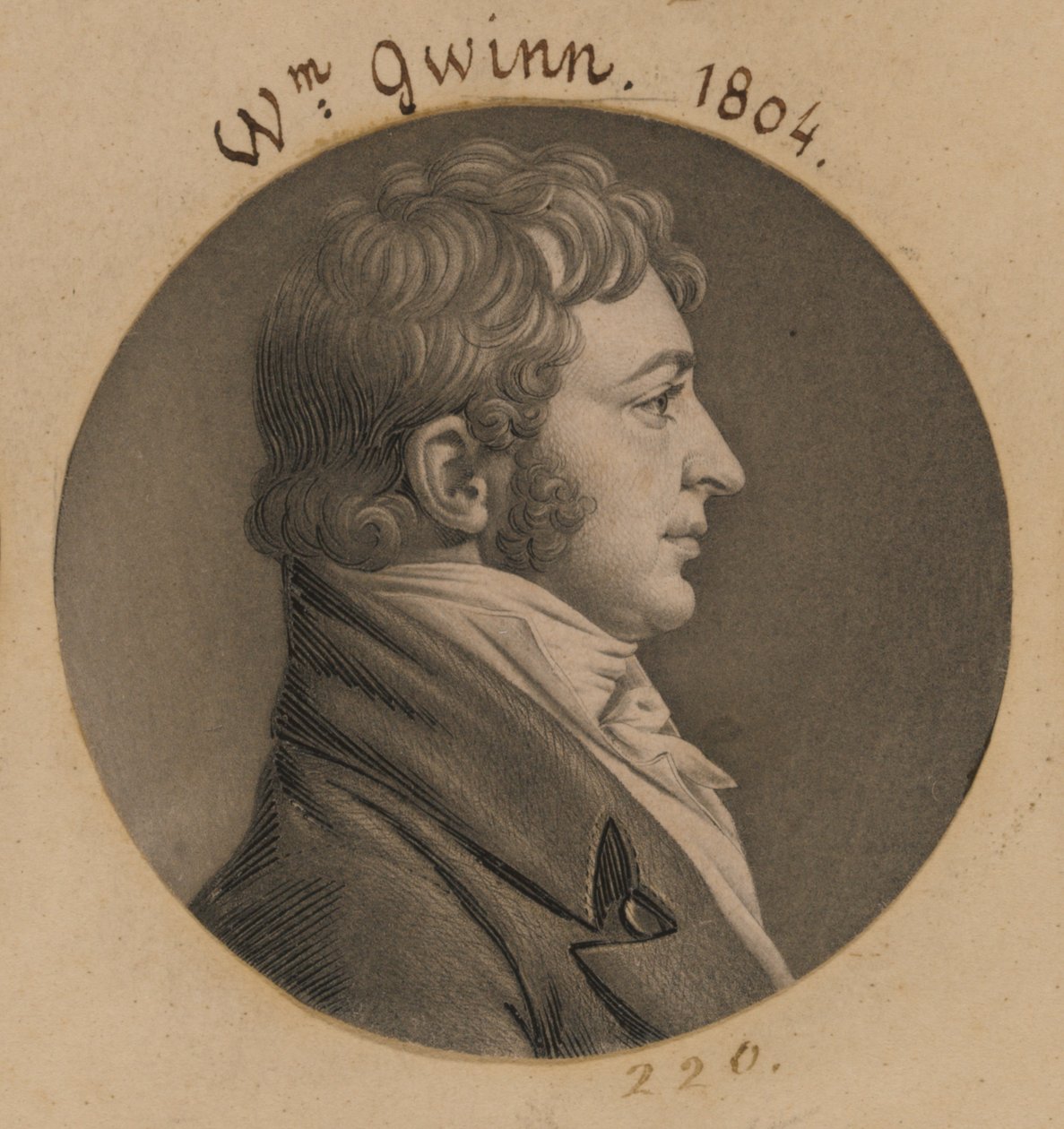 William Gwynn od Charles Balthazar Julien Févret de Saint-Mémin