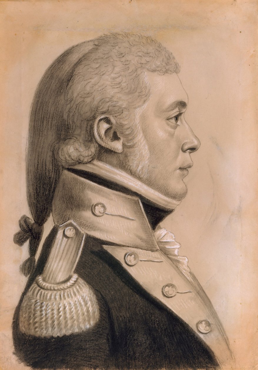 Dyer Sharp Wynkoop, 1800. od Charles Balthazar Julien Févret de Saint Mémin