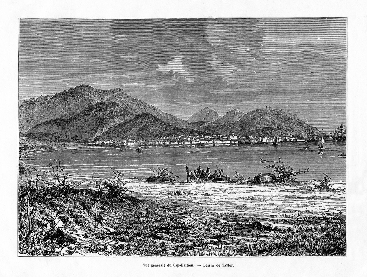 Cap Haitien, Haiti, 19. století od Charles Barbant