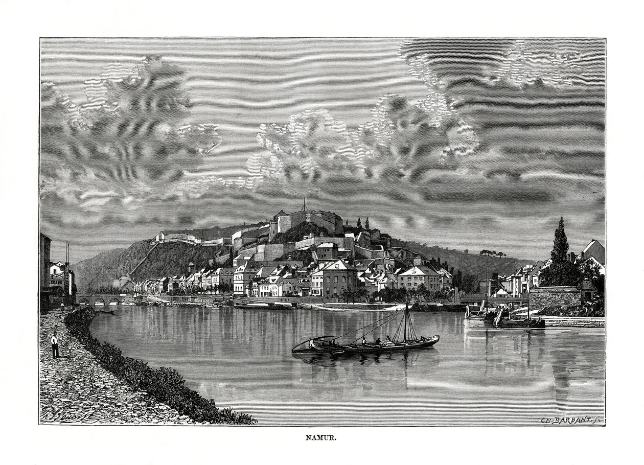Namur, Belgie, 1879 od Charles Barbant