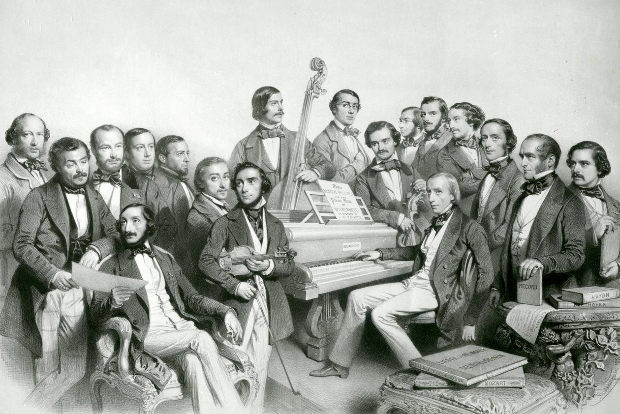 Hudební unie, nakl. od Hanharta, 1851 od Charles Baugniet