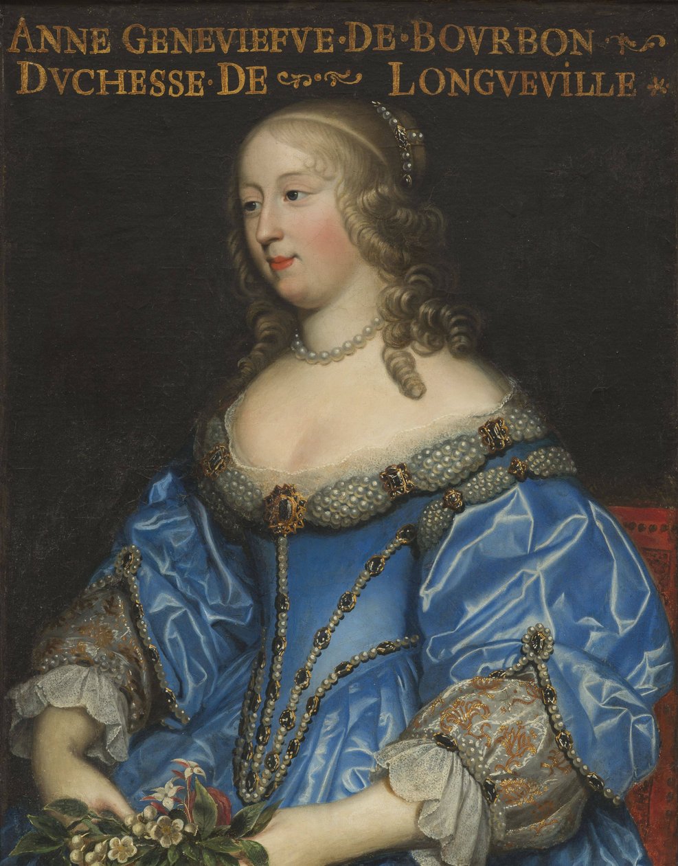 Anne-Geneviève de Bourbon-Condé 1619-1679, vévodkyně z Longueville, polovina 17. od Charles Beaubrun