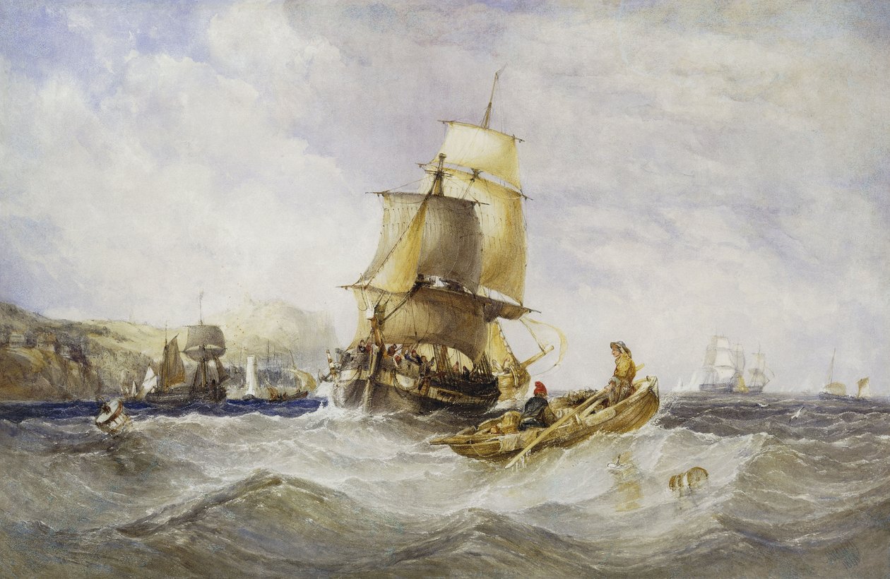 Přeprava ze Scarborough, 1848 od Charles Bentley