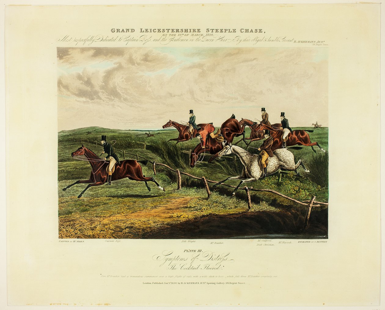 Příznaky tísně, z Velké steeplechase nad Leicestershirem od Charles Bentley