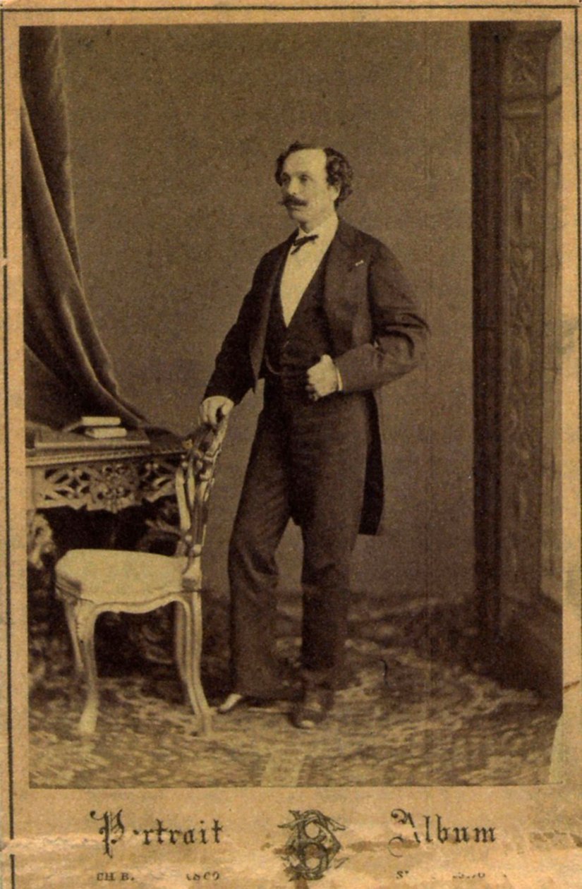 Marius Petipa, ruský baletní tanečník a choreograf, c1855 od Charles Bergamasco
