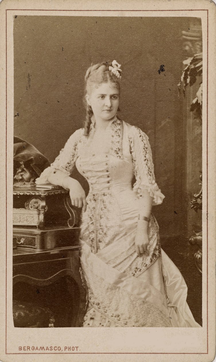 Portrét operní pěvkyně Caroline Salla Caroline Louise de Septavaux, c. 1880. od Charles Bergamasco
