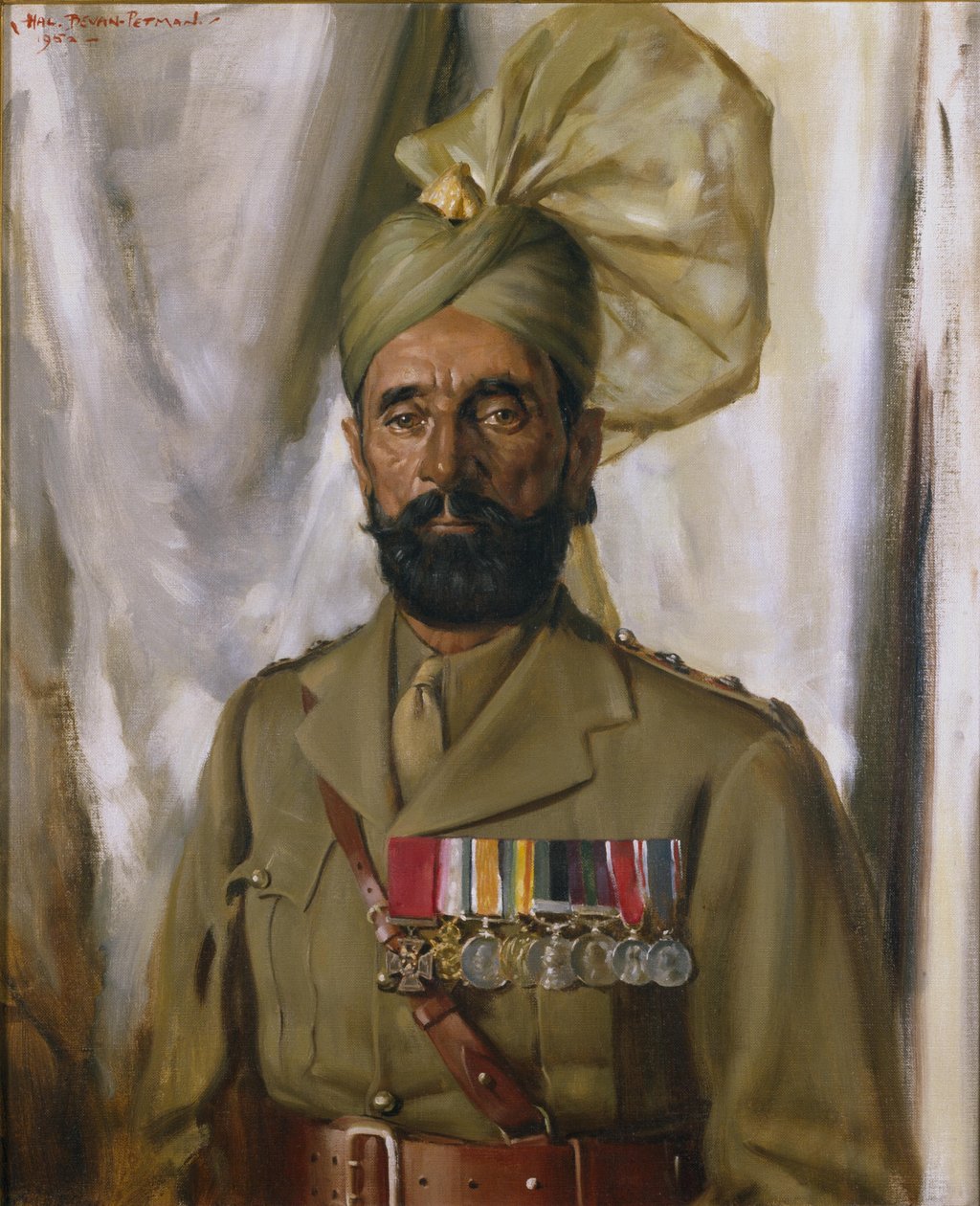 Subaddar Khudadad Khan VC, 10. pluk Baloch, 1914-35 od Charles Bevan