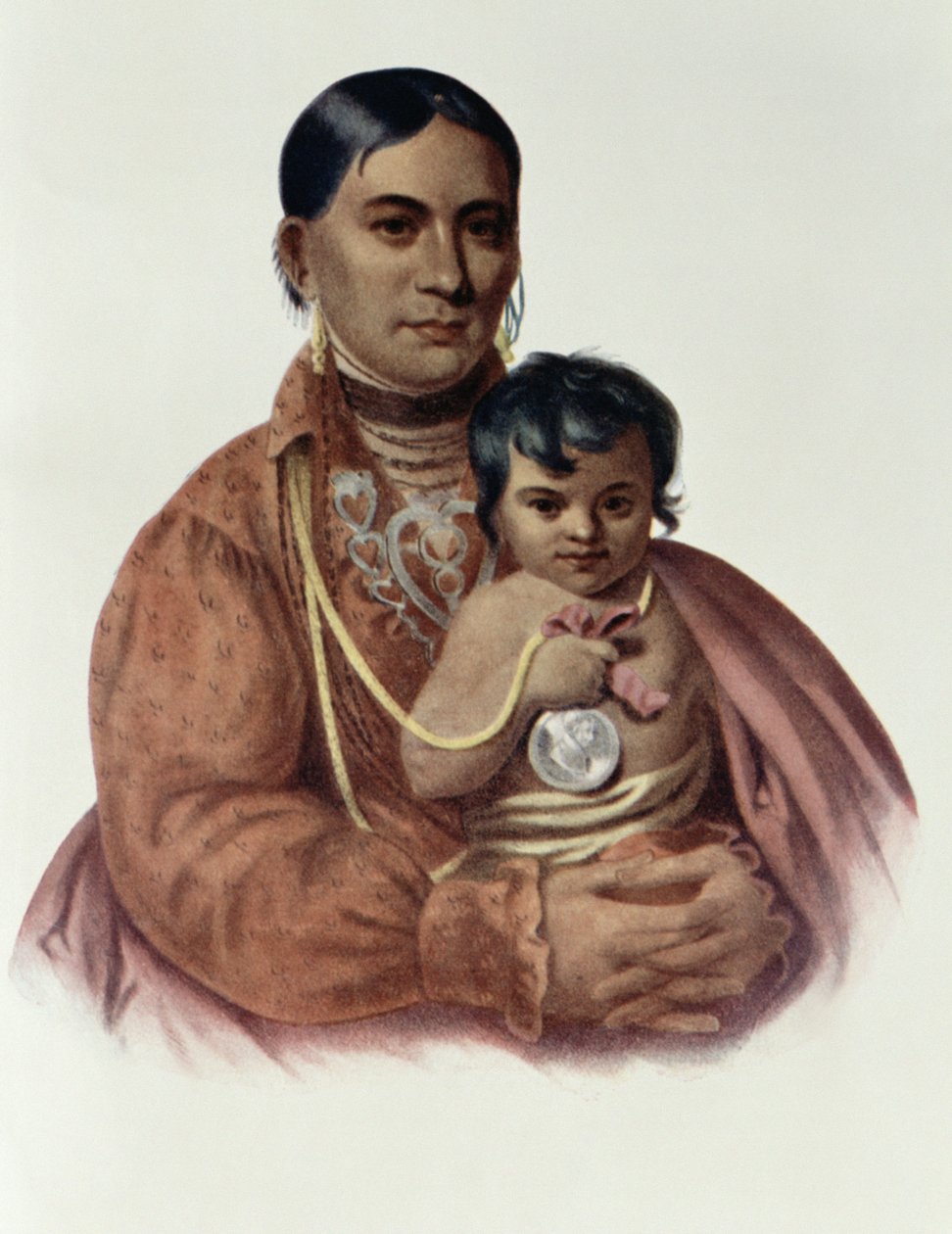 Do-Hon-Go, Osage Woman, ilustrace z 