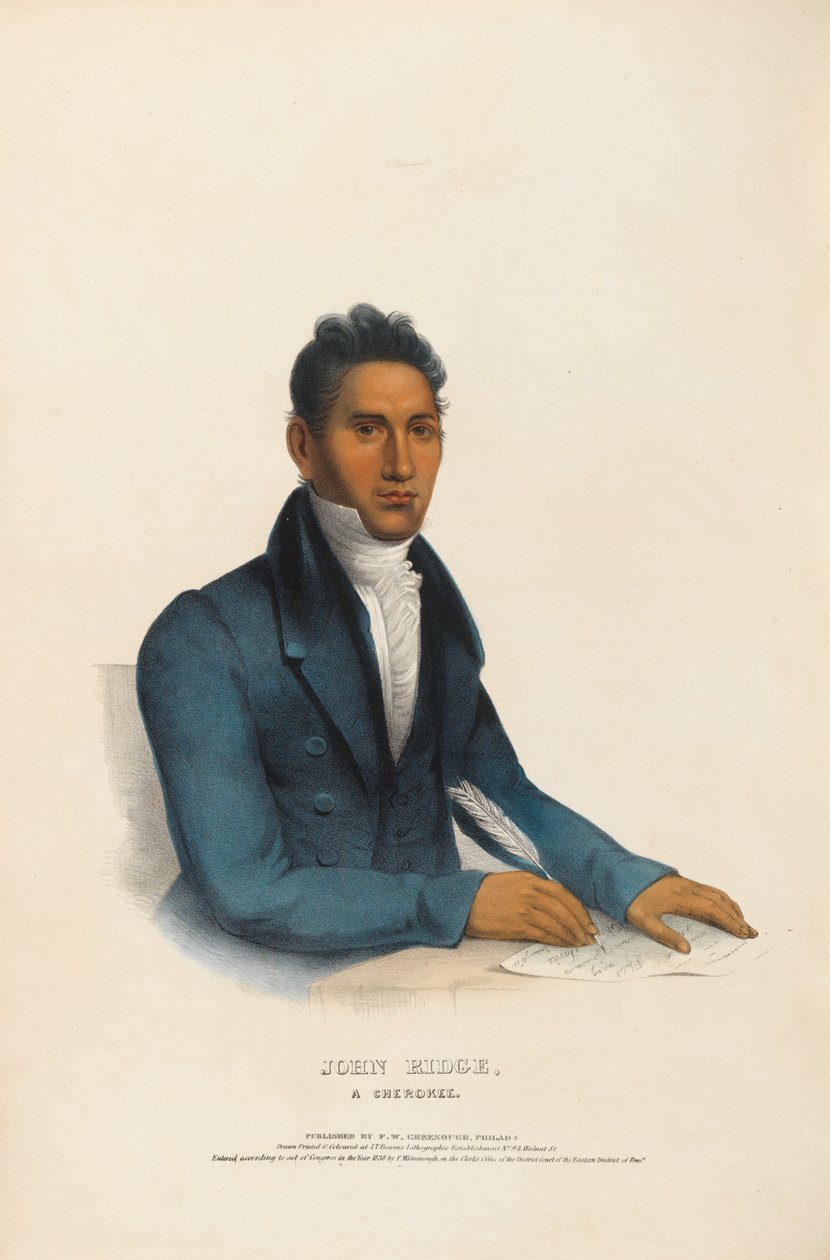 John Ridge - Čerokí od Charles Bird King