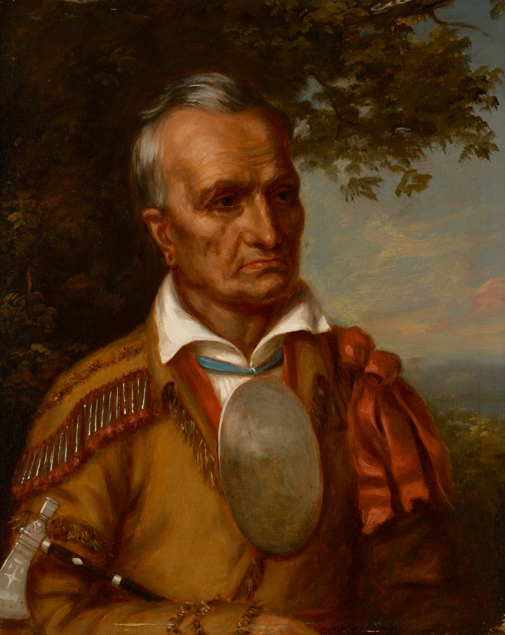 Red Jacket, Seneca Chief (Sagoyewatha) (asi 1758-1830) od Charles Bird King