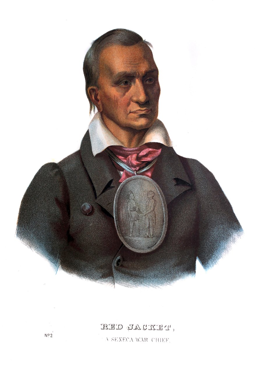 Red Jacket, válečný náčelník Seneky od Charles Bird King