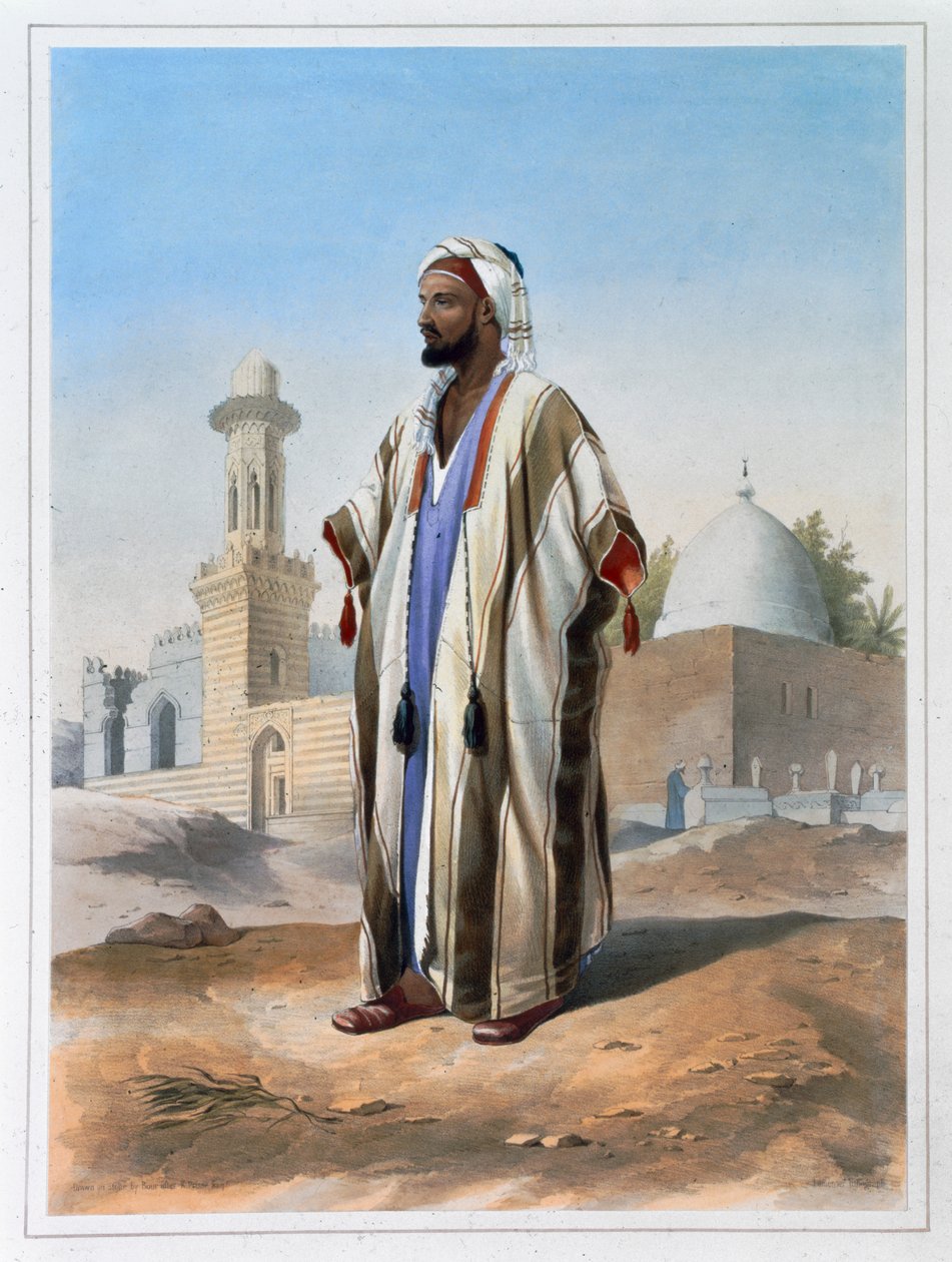Muž oblečený v haba, 1848 od Charles Bour