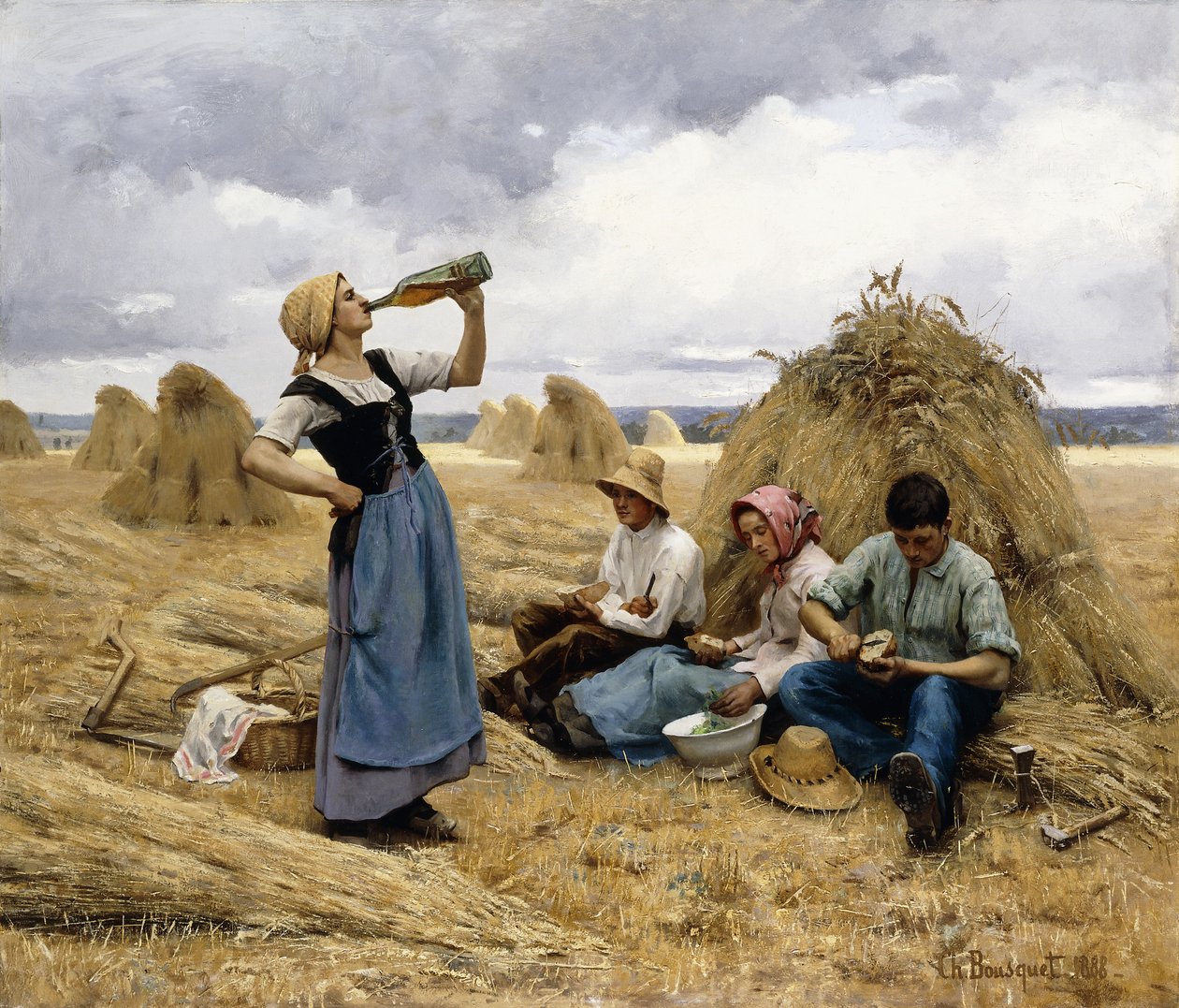 Oběd kombajnů od Charles Bousquet