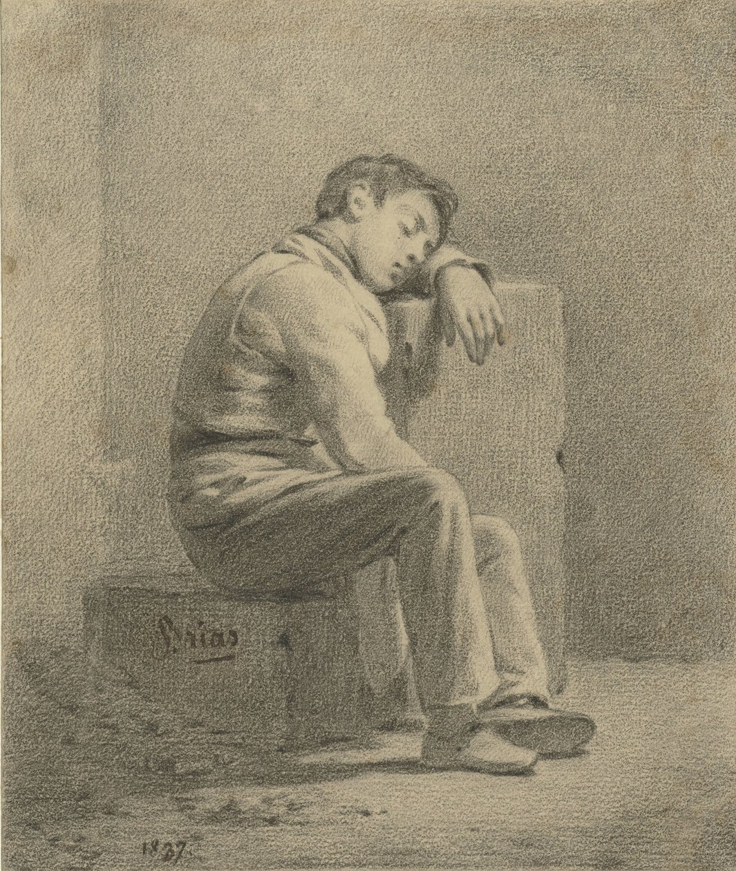 spící chlapec od Charles Brias
