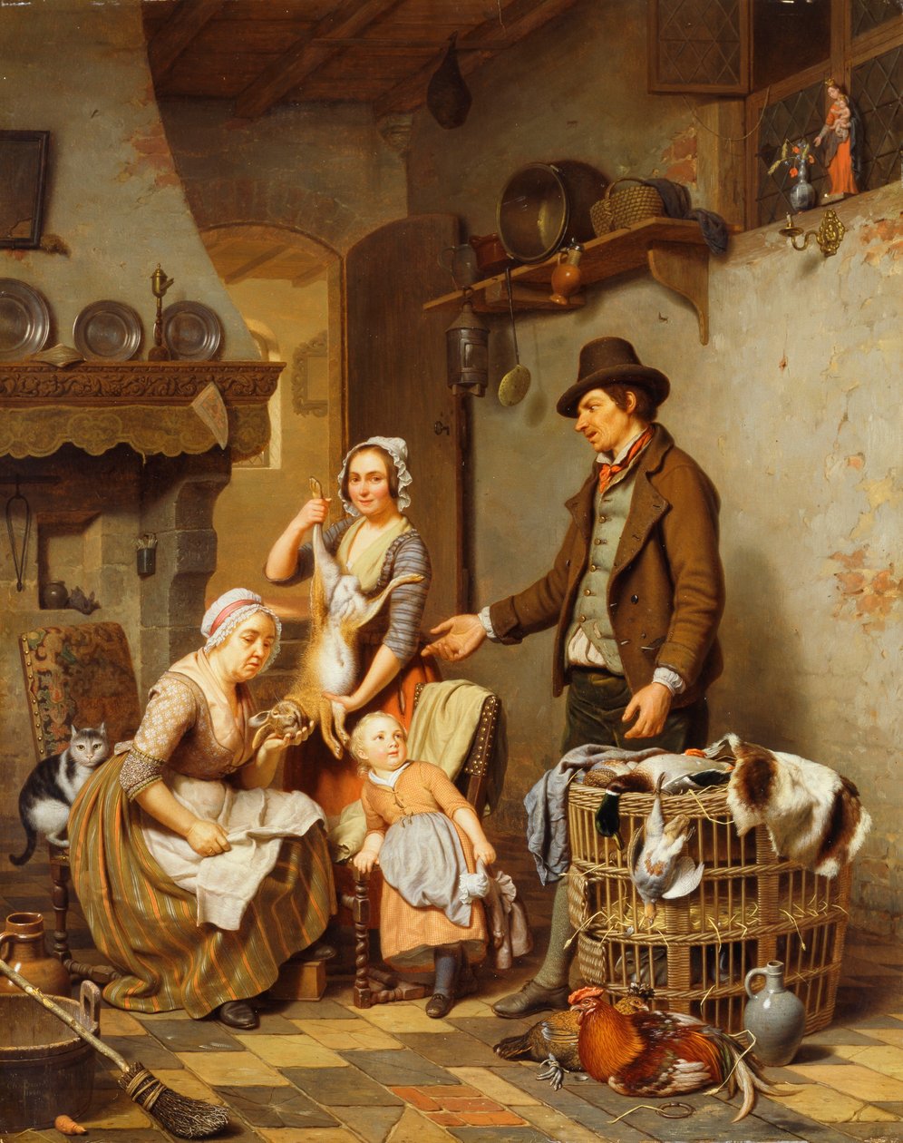 Prodejce her, 1841 od Charles Brias