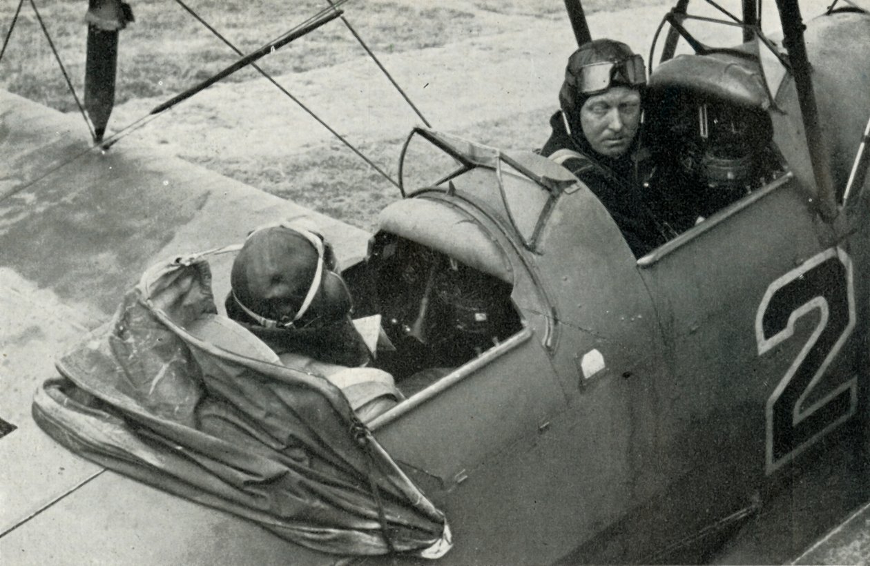 Pilot RAF se učil létat během druhé světové války, 1941. od Charles Brown