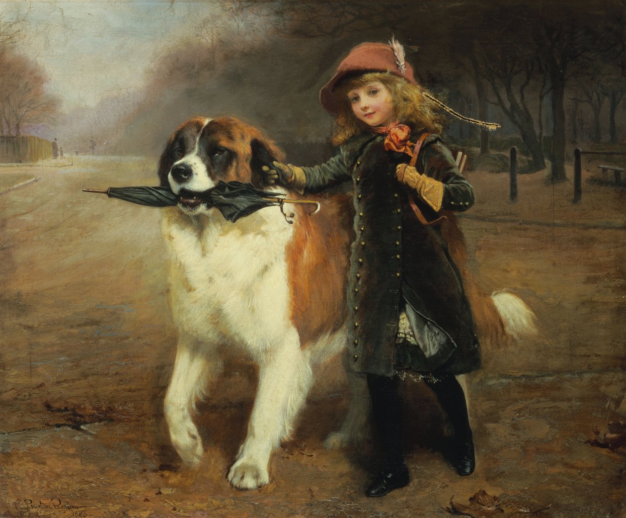 Do školy, 1883 od Charles Burton Barber