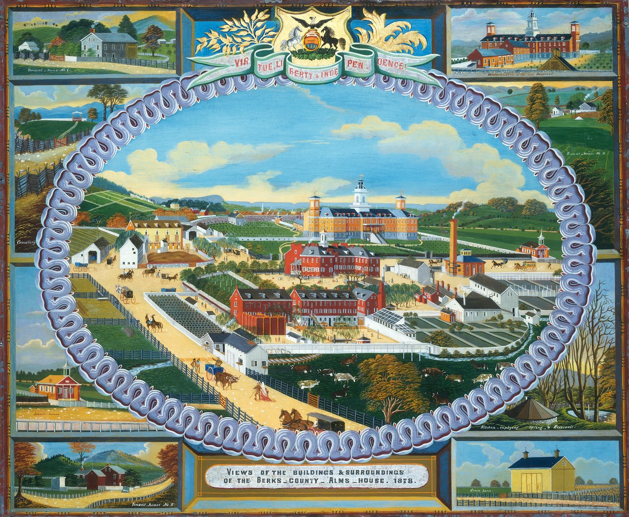 Berks County Almshouse, 1878 od Charles C. Hofmann