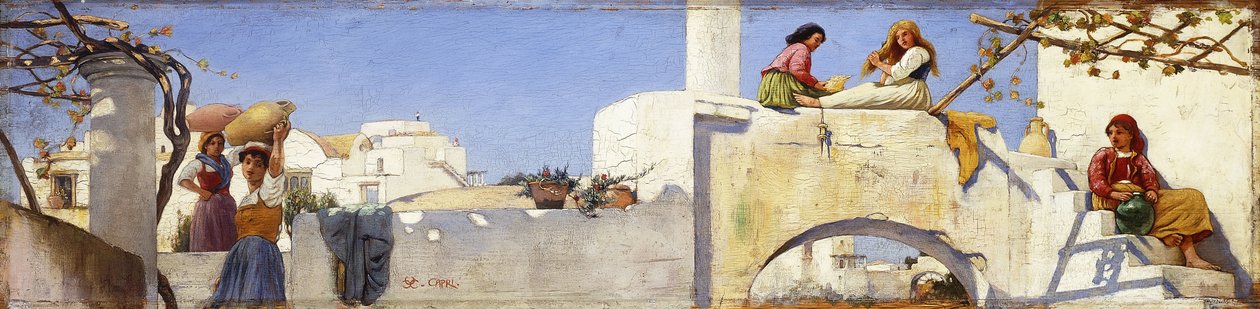 Scéna na Capri, od Charles Caryl Coleman
