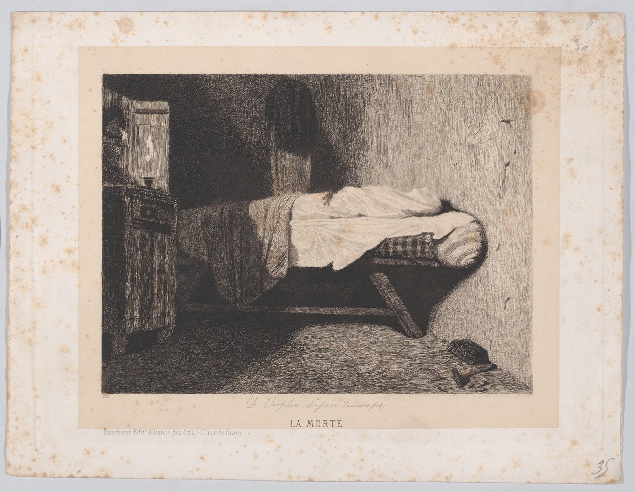 Smrt, 1845-60. od Charles Chaplin