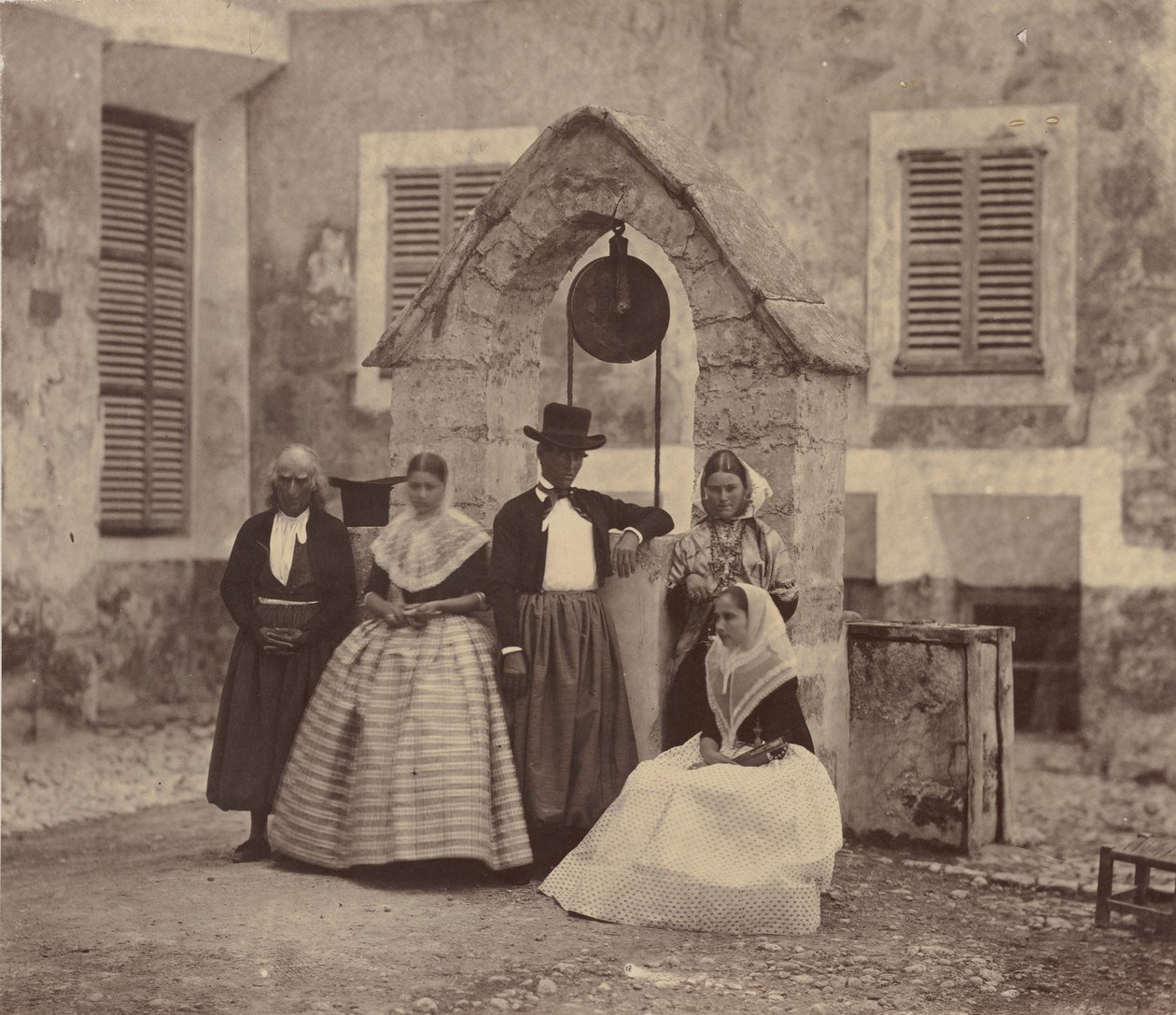 Baleárské ostrovy, Vesničané z Palmy a okolí, 1860. od Charles Clifford