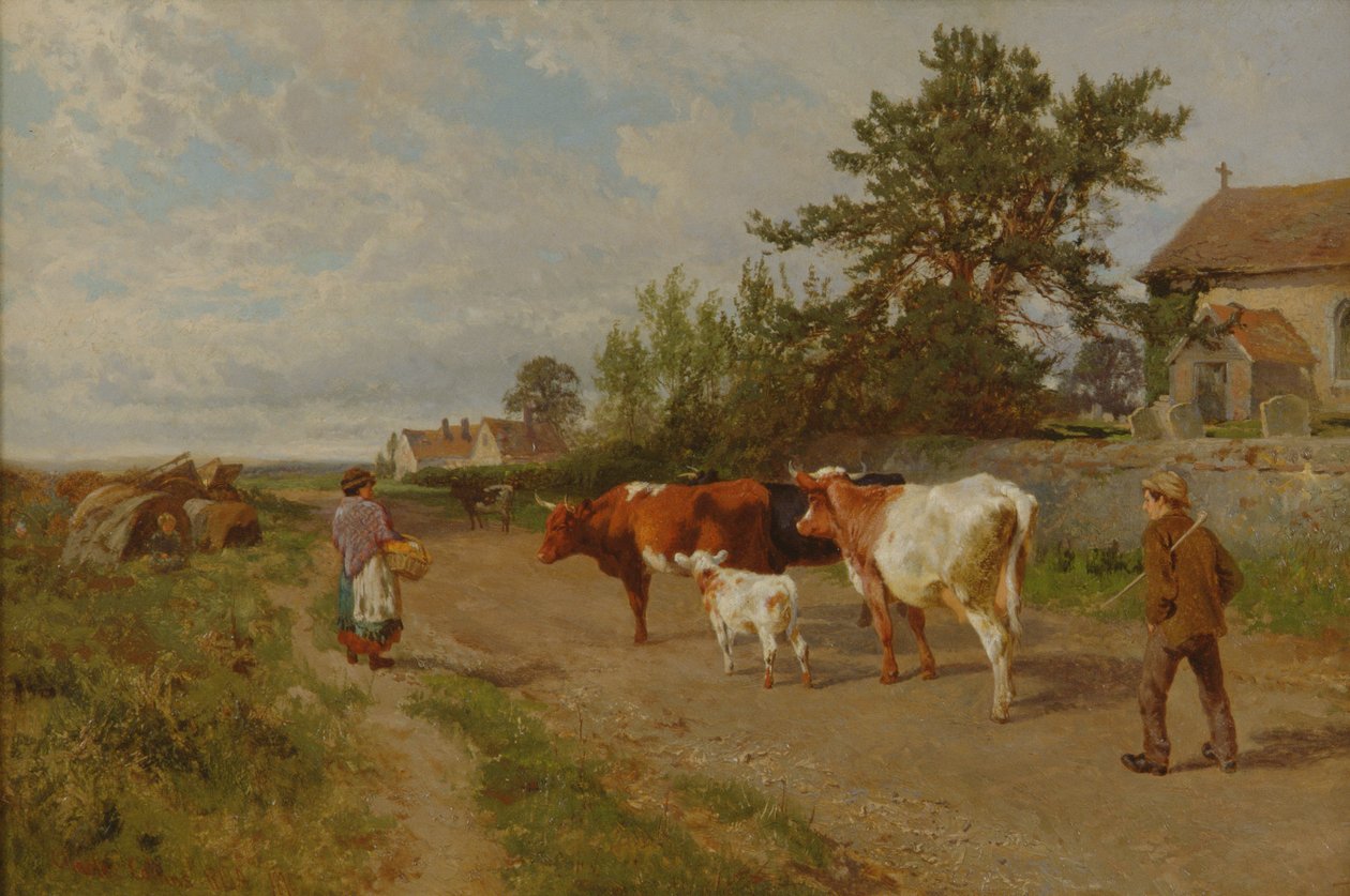 Jít na trh, 1895 od Charles Collins
