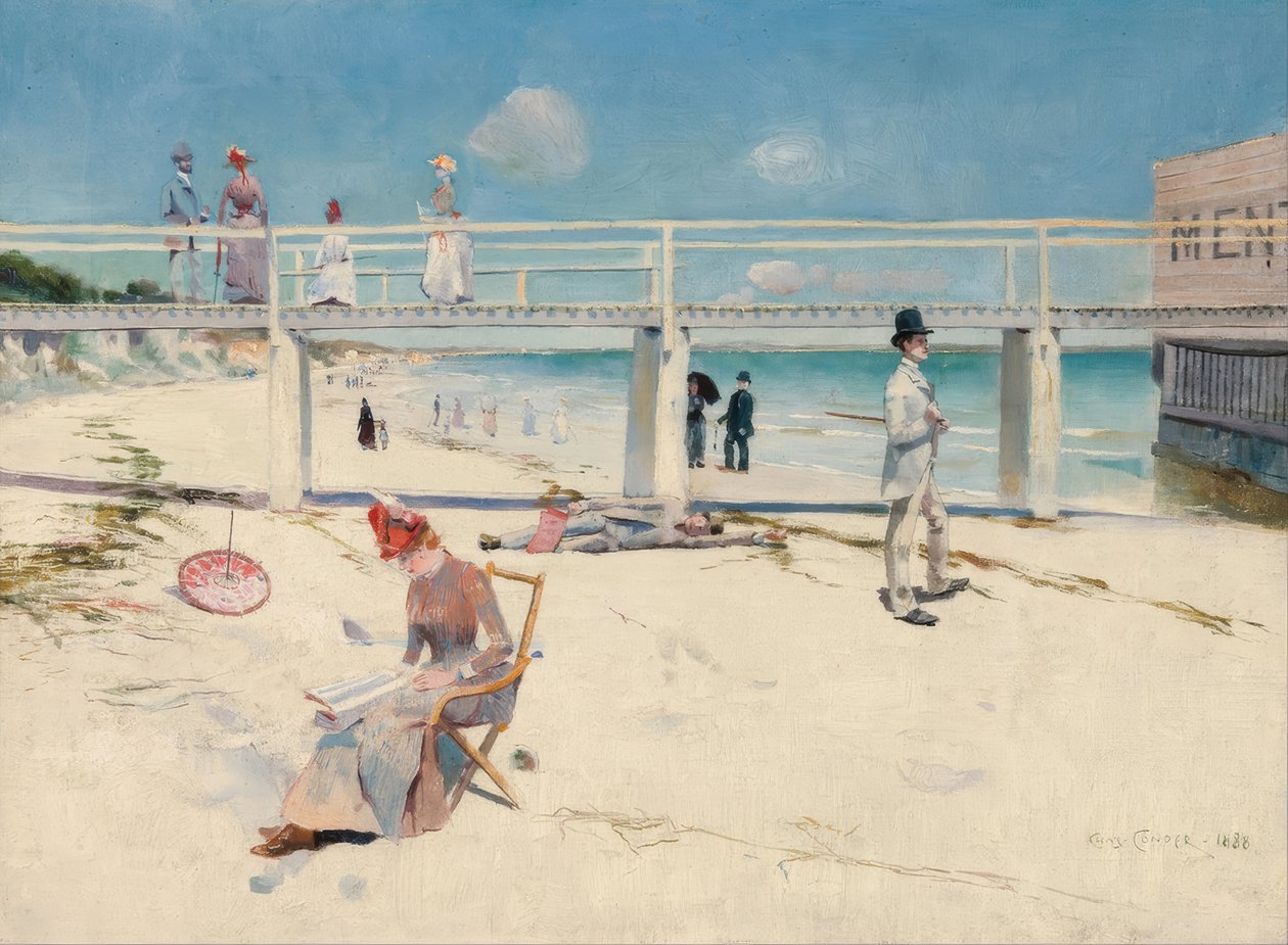 Dovolená v Mentone od Charles Edward Conder