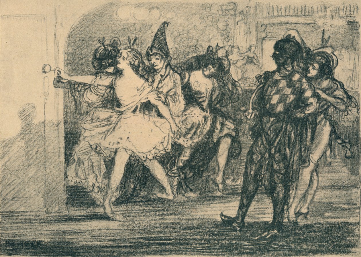 Vstup na scénu, c1904, 1935. od Charles Edward Conder