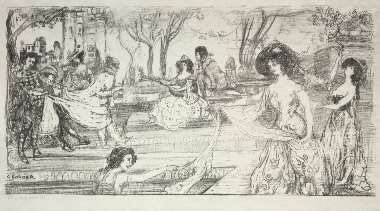 Kytarista od Charles Edward Conder