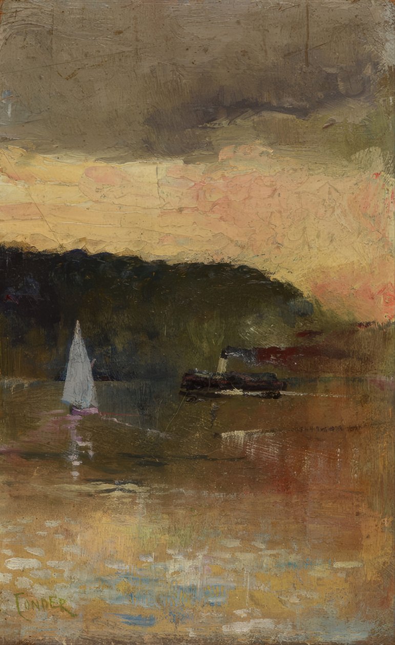 Západ slunce, Sydney Harbour od Charles Edward Conder