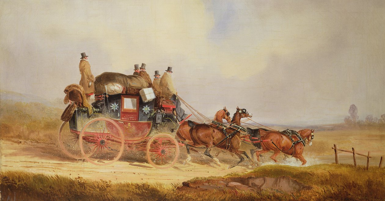 The London to Louth Royal Mail (pár na 378792) od Charles Cooper Henderson