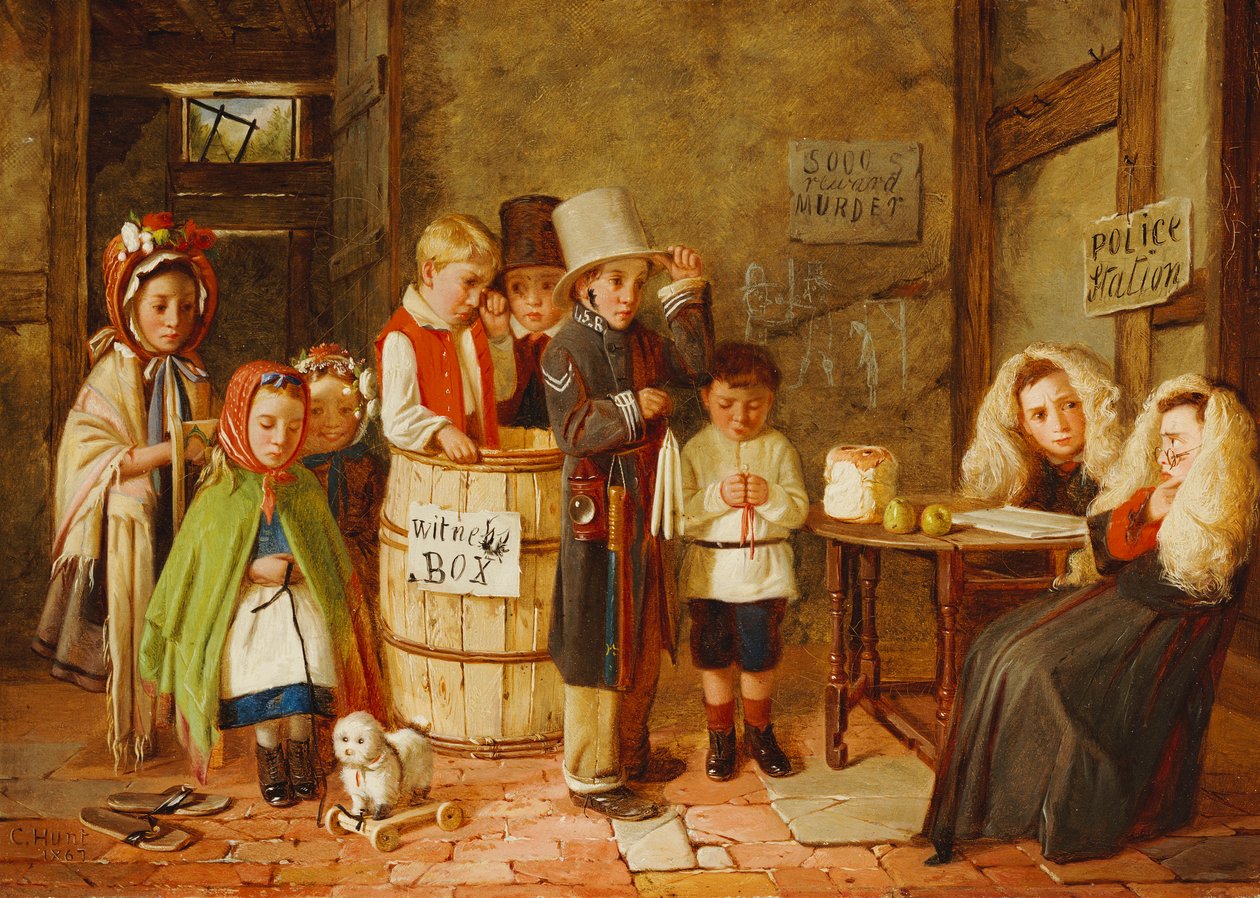 Policejní soud, 1867 od Charles Cooper Henderson