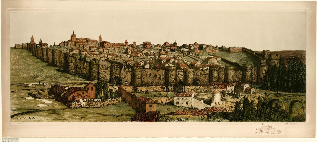 Ávila (úloha b) od Charles Cottet