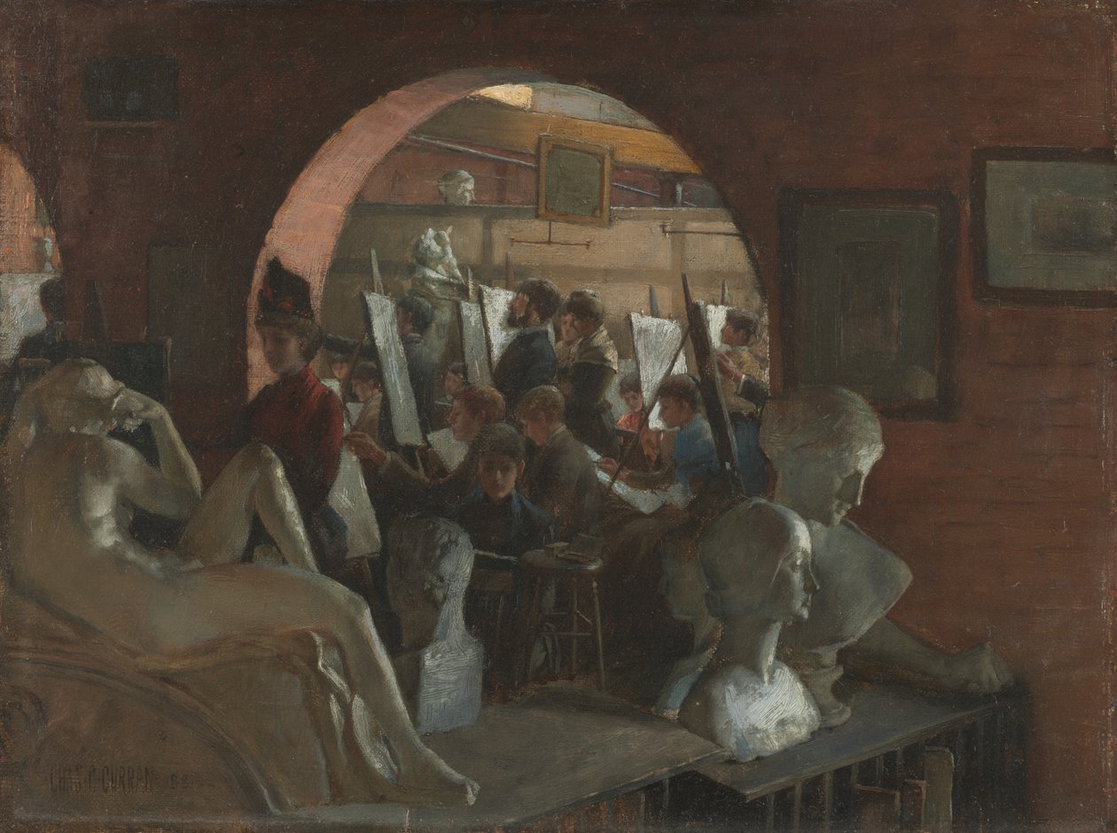 Výklenek v Lize studentů umění od Charles Courtney Curran