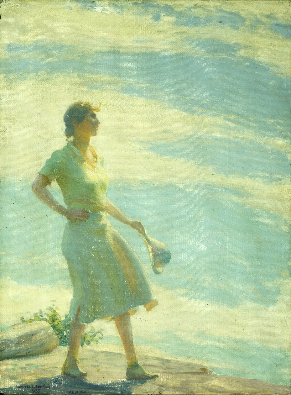 Chůze po Cliffu od Charles Courtney Curran