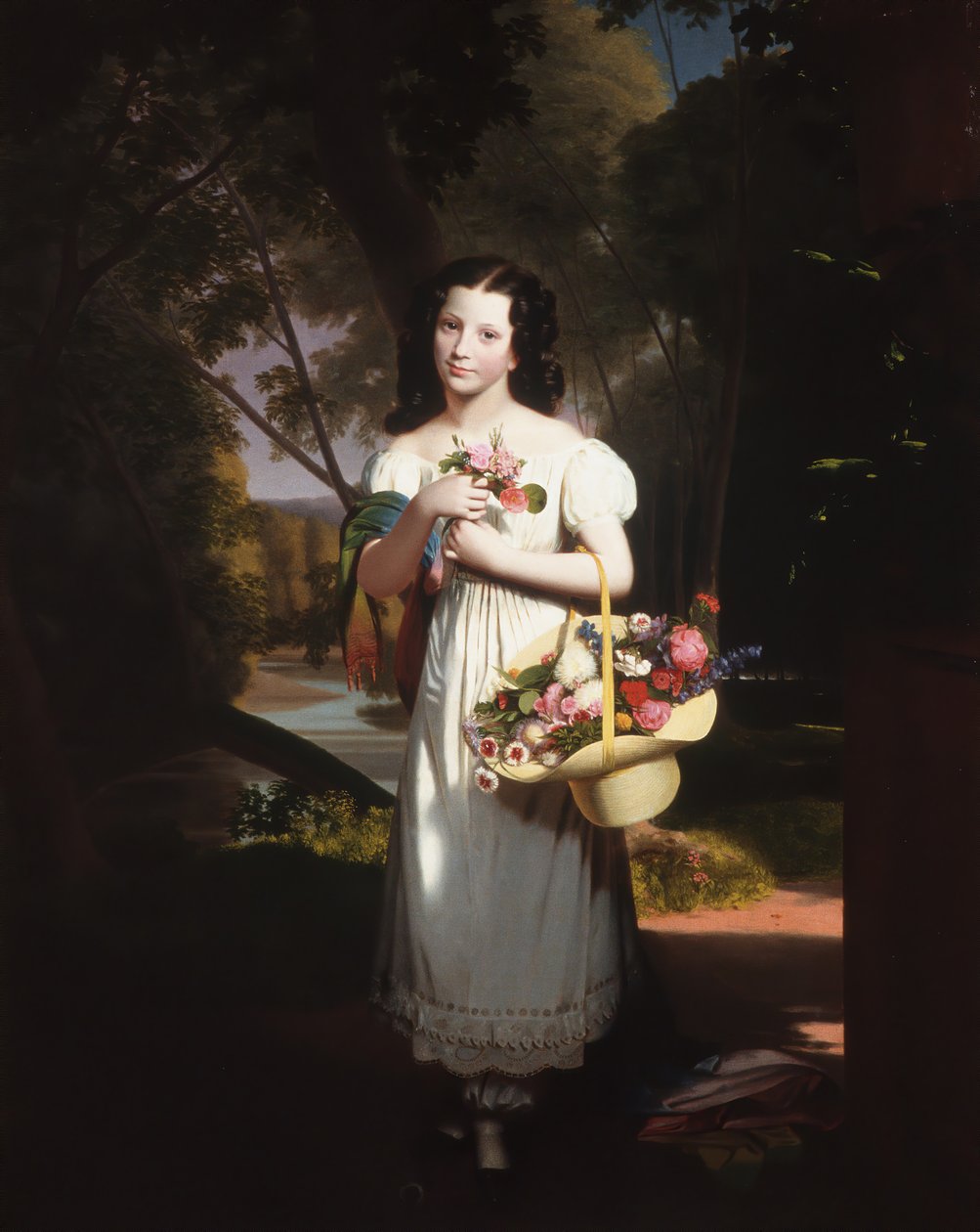 Holčička s květinami Amelia Palmer, ca. 1830. od Charles Cromwell Ingham