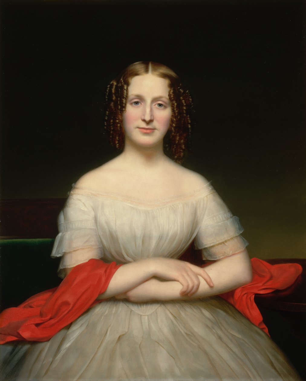 Portrét Fidelia Marshall, ca. 1840 od Charles Cromwell Ingham