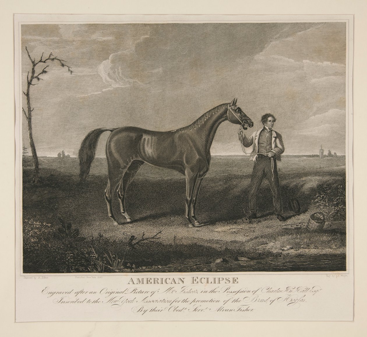 Americké zatmění od Charles Cushing Wright