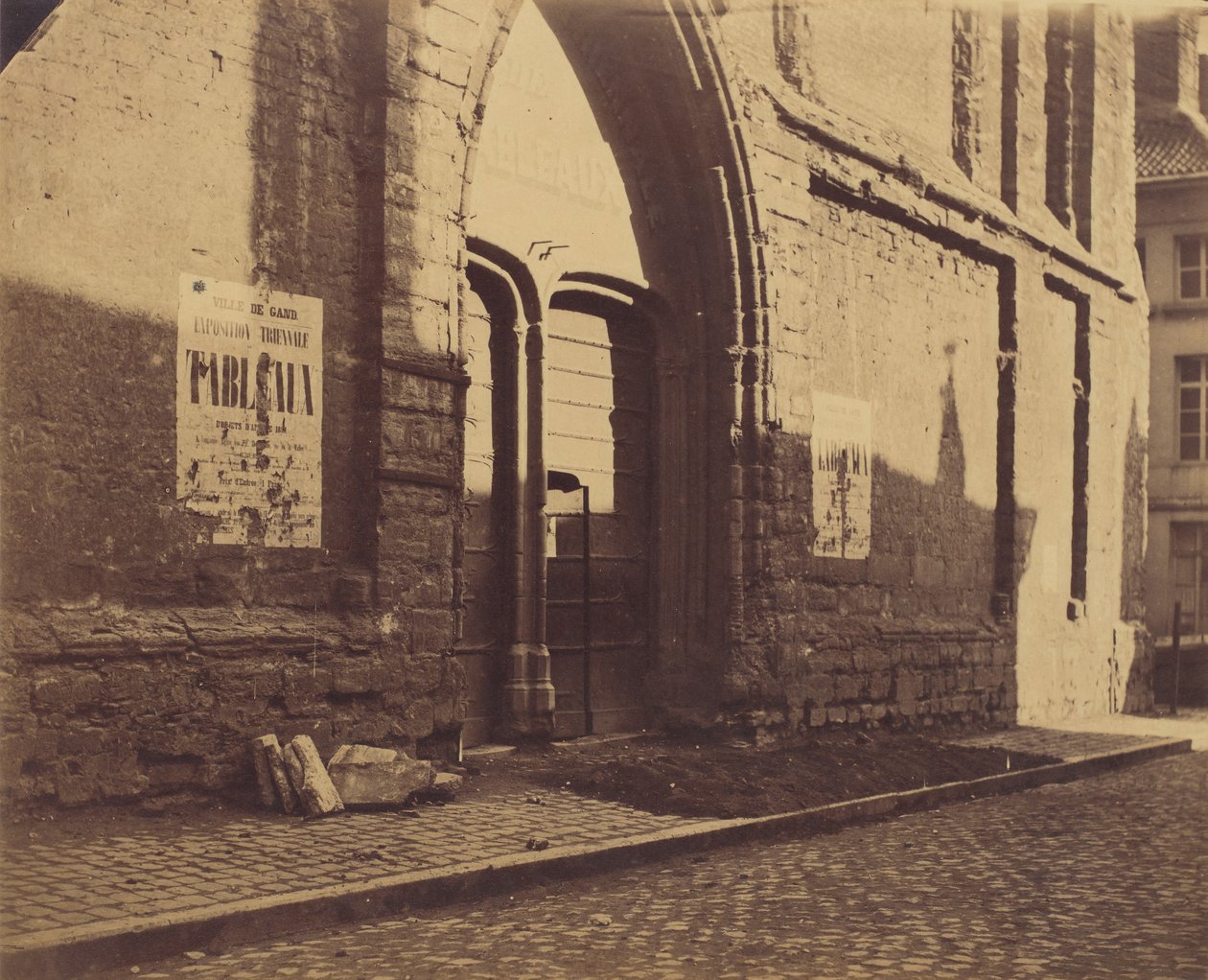 [Doorway of Predikheevenkerk, Gent, Belgie], ca. 1858. od Charles D