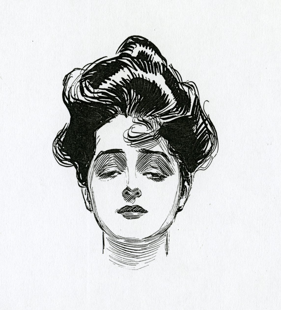 Gibson Girl, kolem roku 1902 od Charles Dana Gibson