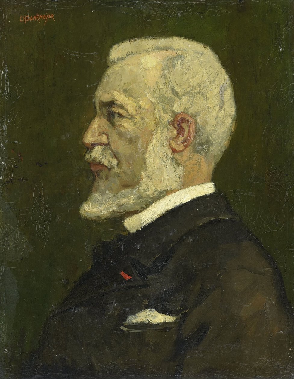 Johannes Bosboom (1817-91), malíř od Charles Dankmeijer (signed by artist)