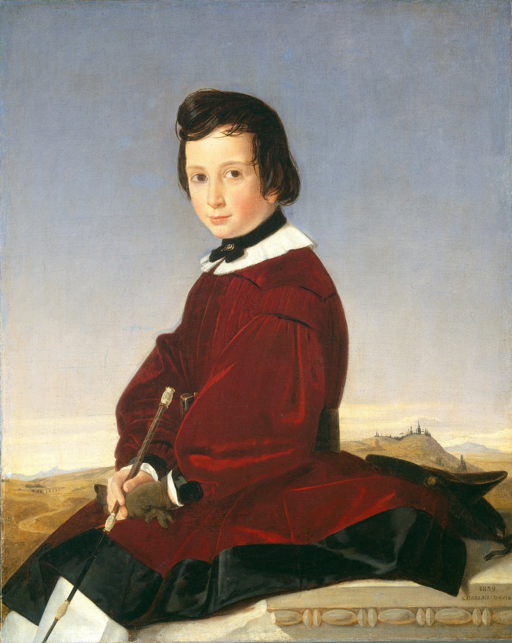 Portrét mladé jezdkyně, 1839. od Charles David