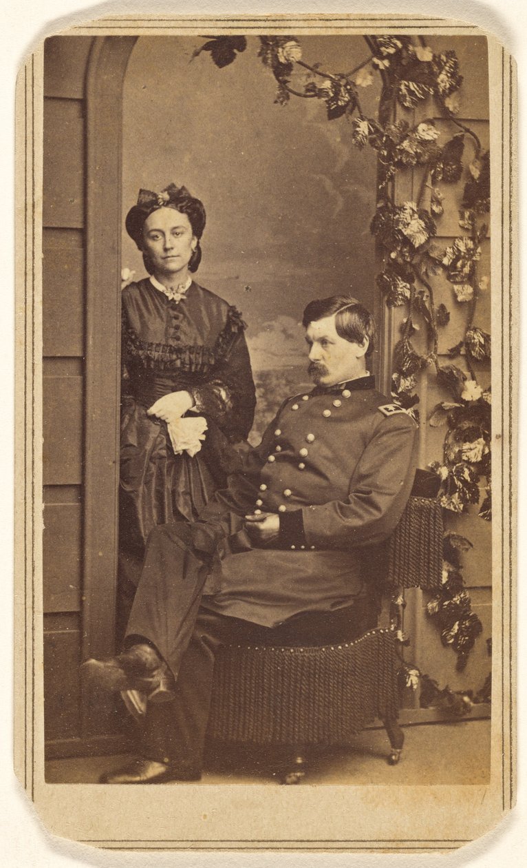 [generál George Brinton McClellan a jeho žena] od Charles DeForest Fredricks