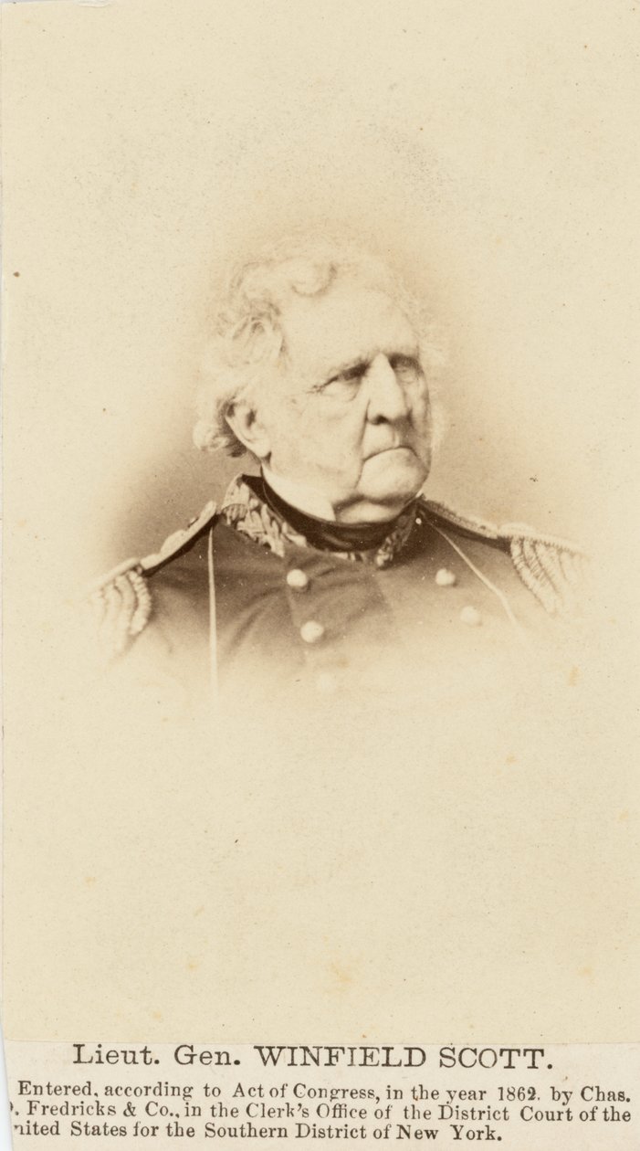 Generál Winfield Scott od Charles DeForest Fredricks