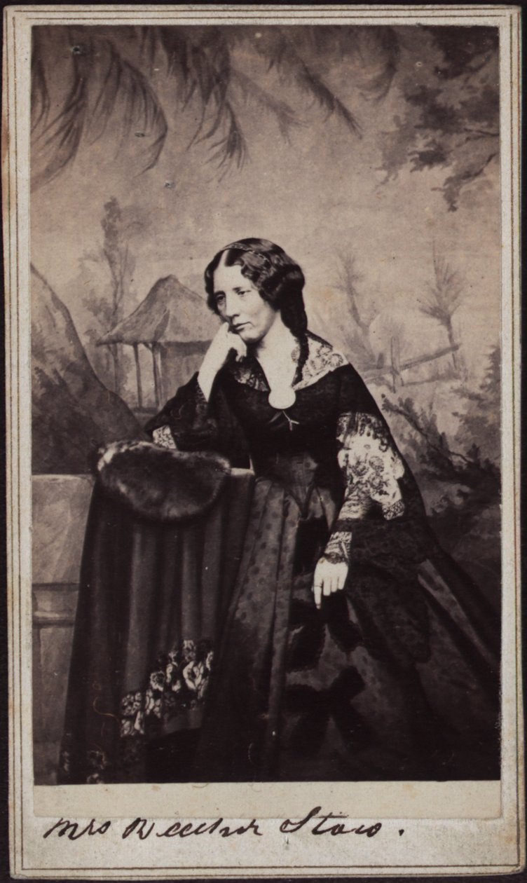 Portrét Harriet Beecher Stowe 1811-1896, cca 1860. od Charles DeForest Fredricks